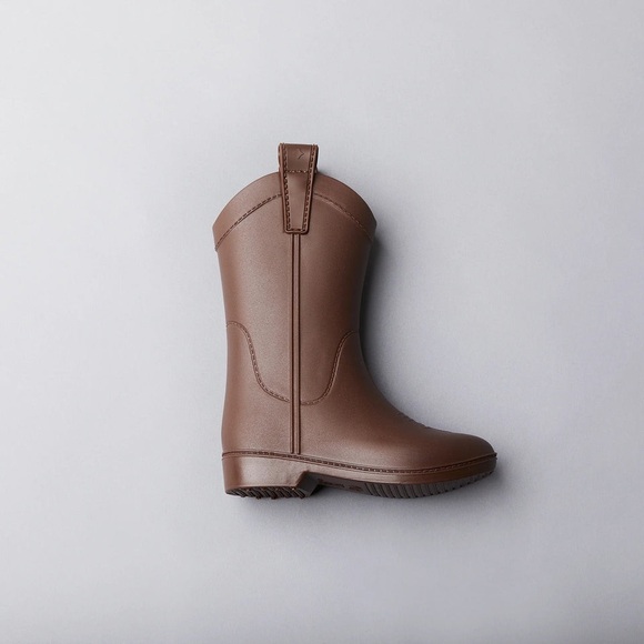 Dakota Ridge | Shoes | Rustic Brown Kids All Weather Rubber Cowboy ...